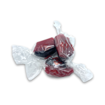 Bringebærlakris-karameller 1KG